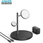 استند شارژ سه کاره Anker MagGo wireless charging station B25M3